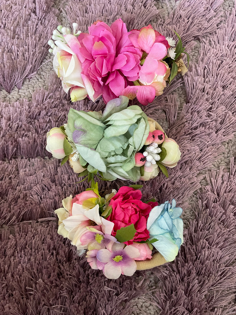 3D Floral Headband Set (3pcs)