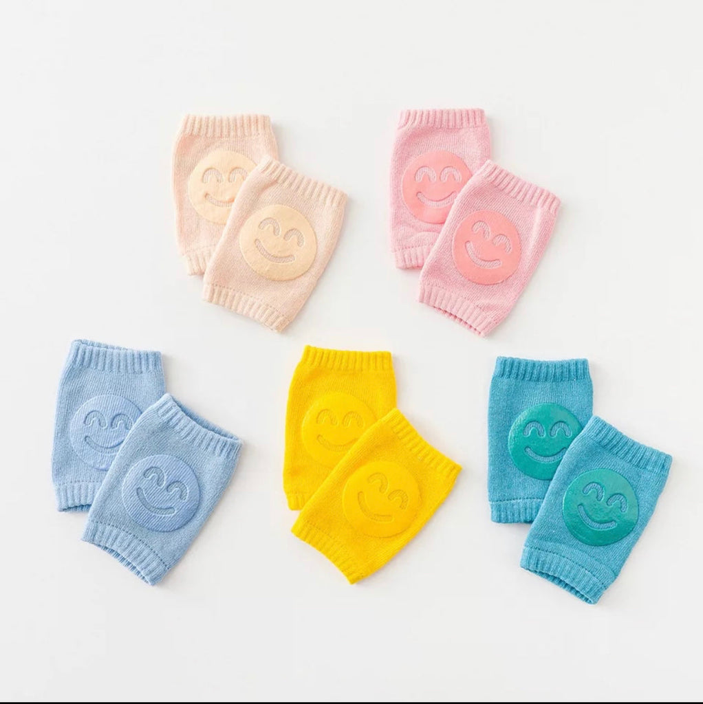 Baby Infant Crawling Smiley Knee Pads (Pack of 4)