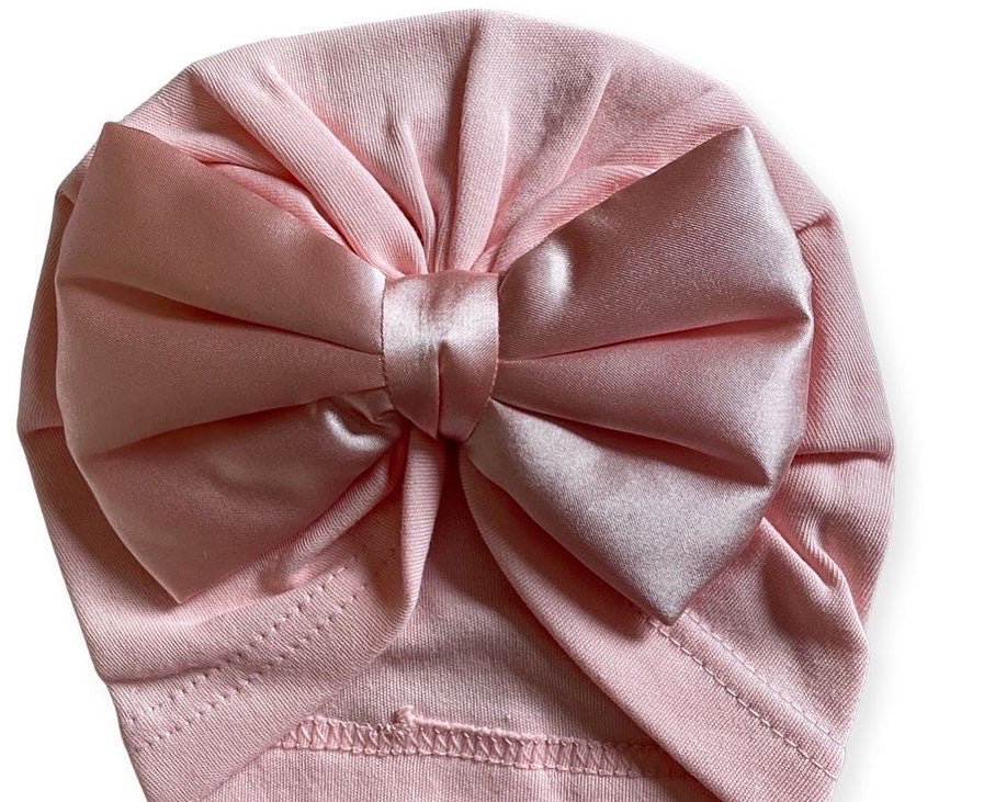 Cotton Silk Bow Cap
