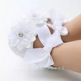 Pearl Net Shoes With Headband