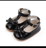 Rubber Sole Bow Ankle Shoes
