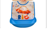 Baby Bib With Soft Plastic Tray Detachable