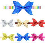 Shiny Bow Knot Hair Band Set (6 colors)